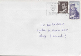 MADRID CC CON MAT XACOBEO SELLO REQUESENS MARINA - Lettres & Documents
