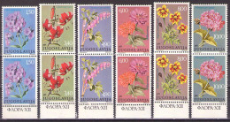 Yugoslavia 1977 - Flowers - Flora - Mi 1676-1681 - MNH**VF - Ungebraucht