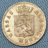 Nassau • 3 Kreuzer 1848  •  Adolph • German States • Ag 338 ‰  = 1/20 Gulden • [24-873] - Kleine Munten & Andere Onderverdelingen