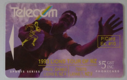NEW ZEALAND - GPT - Private Overprint - Rugby - 1993 Lions Tour - Ex #10 - $5 - 250ex - Used - New Zealand