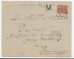 Ned. Ind. 1907, Brief Met Met Militair (‘M’) Tarief (SN 3107) - Indes Néerlandaises