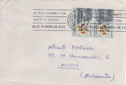 ALICANTE CC SELLO AUTONOMIA CATALUÑA - Storia Postale