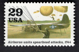 2039989145 1994 SCOTT 2838D (XX) POSTFRIS MINT NEVER HINGED -  WORLD WAR II - AIRBORNE UNITS SPEARHEAD ATTTACKS - Unused Stamps