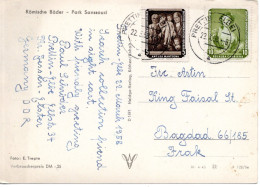 79604 - DDR - 1958 - 10Pfg Gemaelde MiF A AnsKte PRETTIN -> Irak - Briefe U. Dokumente