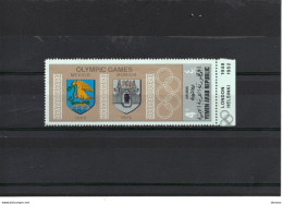 YEMEN YAR 1968 Armoiries De Mexico Et Munich Michel  837 NEUF** MNH Cote 3 Euros - Yémen