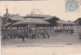 Cpa 10 Arcis Sur Aube Marché Couvert - Arcis Sur Aube