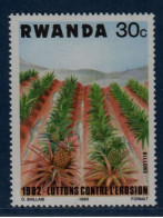 Rwanda, **, Yv 1100, Mi 1225, SG 1152, Plantation D'ananas, - Landbouw