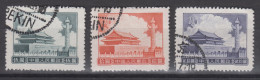 PR CHINA 1955 - Gate Of Heavenly Peace, Beijing KEY VALUES CTO XF - Used Stamps