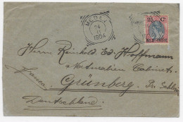 Ned. Ind. 1904, NVPH 35 Op Brief Naar Duitsland – Postagent Penang (SN 3115) - Netherlands Indies