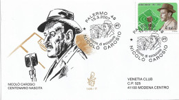 Fdc Venetia: NICOLO' CAROSIO (2007); Viaggiata; AS_Palermo - FDC