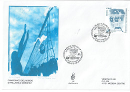 FDC VENETIA ARTE N. 146  ITALIA 2010  CAMPIONATO DEL MONDO DI PALLAVOLO MASCHILE - FDC