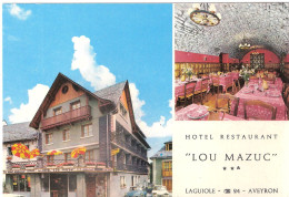 CPSM DE LAGUIOLE HOTEL RESTAURANT LOU MAZUC - Laguiole
