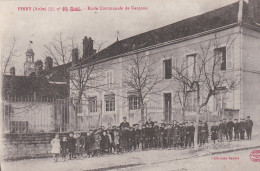 Cpa 10 Piney école Communale De Garçons - Other & Unclassified
