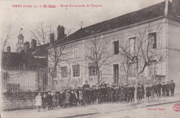 Cpa 10 Piney école Communale De Garçons - Andere & Zonder Classificatie