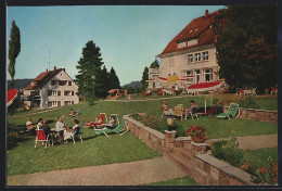 AK Badenweiler, Das Hotel Rheingold, Markgrafenstr. 3, Gartenansicht  - Badenweiler