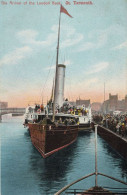 Arrival Of The London Boat Great Yarmouth Ship Antique Postcard - Other & Unclassified