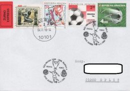 Croatia, Football, Champions League 1998 - 1999, Croatia - Porto, Express Mail - Famous Clubs