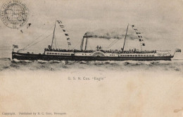 General Steam Navigation Eagle Ship Antique 1904 Postcard - Autres & Non Classés