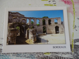 Cpm Bordeaux Les Ruines Du Palais Gallien (dos Vierge) - Bordeaux