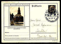 DEUTSCHES REICH - GANZSACHE - ENTIER POSTAL - POSTAL STATIONARY - BOCKENHEIM - 1937 - Other & Unclassified