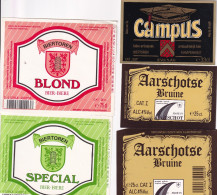 Etiketten Bier, Brouwerij Biertoren, Kampenhout (5 Stuks) - Birra