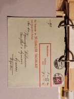 Stehende Helvetia 1932 Für Inserate Im St-Galler Tagblatt - Briefe U. Dokumente