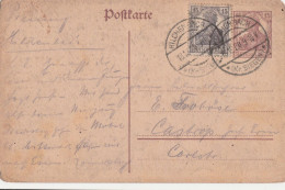 Deutsches Reich  Karte Mit Tagesstempel Hilchenbach Kr Siegen 1920 LK Siegen Wittgenstein - Brieven En Documenten