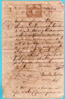 CUBA Colony Of Spain Fiscal Document 1886 / 87 Habana (folded) - Kuba (1874-1898)