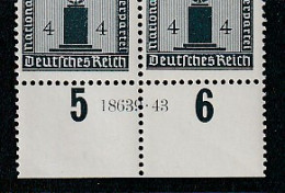 Dt. Reich Dienstmarke 157, 4er-Block, Mit HAN, Postfrisch (MNH) - Dienstmarken