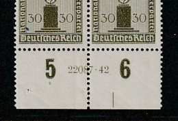 Dt. Reich Dienstmarke 164, 4er-Block, Mit HAN, Postfrisch (MNH) - Dienstmarken