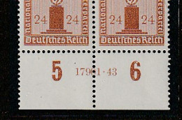 Dt. Reich Dienstmarke 163, 4er-Block, Mit HAN, Postfrisch (MNH) - Dienstzegels