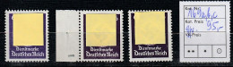 Dt. Reich Dienstmarke 169 In Den Farben A, B Und C, Geprüft, ** (MNH) - Service