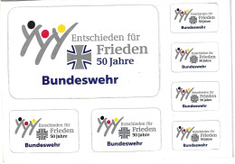 50 Jahre Bundeswehr - Entschieden Für Frieden - Autres & Non Classés