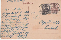 Deutsches Reich  Karte Mit Tagesstempel Ilten 1920 Hannover Stadt Sehnde - Lettres & Documents