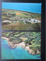 CP 29 Finistère BEG MEIL  En FOUESNANT - LOT 2 CARTES - Village Vacances  - La Petite Plage Et Les Campings De Bot Conan - Beg Meil