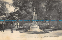 R051798 Montpellier. Square De La Gare P. L. M. Statue De Planchon. A. Villaret - Monde