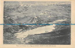 R052352 Vue A Vol D Oiseau De La Region Annecy Mont Blanc. Hte Savoie. L. Fauraz - Monde