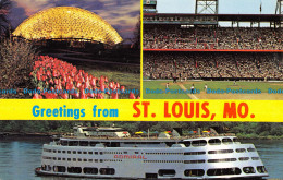 R052697 Greetings From St. Louis Mo. Multi View. 1952 - Monde