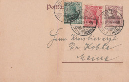 Deutsches Reich  Karte Mit Tagesstempel Isenbüttel 1920 Kr Gifhorn Nach Meine - Lettres & Documents