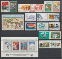 NATIONS UNIES ONU / VIENNE - 1986/87 - ANNEES COMPLETES ** MNH - COTE = 48.5 EUR - Unused Stamps