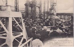 Saint-Nazaire - Chantiers De L'Atlantique - M.Baudin, Ministre De La Marine, Pose Le Premier Rivet Du Paquebot "Paris" - Saint Nazaire