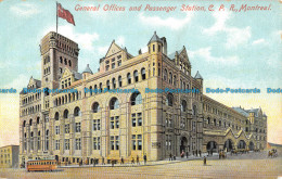 R051827 General Offices And Passenger Station C. P. R. Montreal. B. Hopkins - Monde