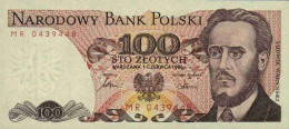 Poland 100 Zloty 1986 P143e Uncirculated Banknote - Pologne