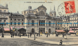 R052149 Angers. La Place Du Ralliement. Le Theatre. 1912 - Monde