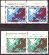 Yugoslavia 1977 - European Security And Co-operation Conference, Belgrade - Mi 1692-1693 - MNH**VF - Unused Stamps