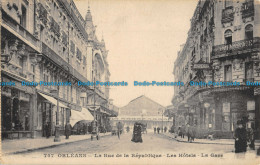 R052151 Orleans. La Rue De La Republique. Les Hotels. La Gare. No 747 - Monde