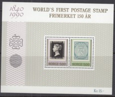 NORWEGEN Block 13, Postfrisch **, 150 Jahre Briefmarken, 1990 - Hojas Bloque