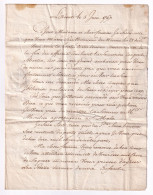 Lettre 1767 Lorient Bouvet De La Maisonneuve Bretagne Saint Malo Veuve Deslandes Hérisson Des Landes - ....-1700: Précurseurs