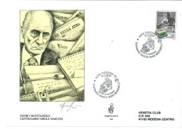 FDC VENETIA ARTE N. 134  ITALIA 2009  INDRO MONTANELLI - FDC