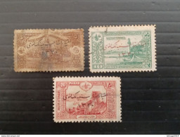 TURKEY العثماني التركي Türkiye Ottoman 1924 REPEAL OF THE CAPITULATION OVERPRINT - Used Stamps